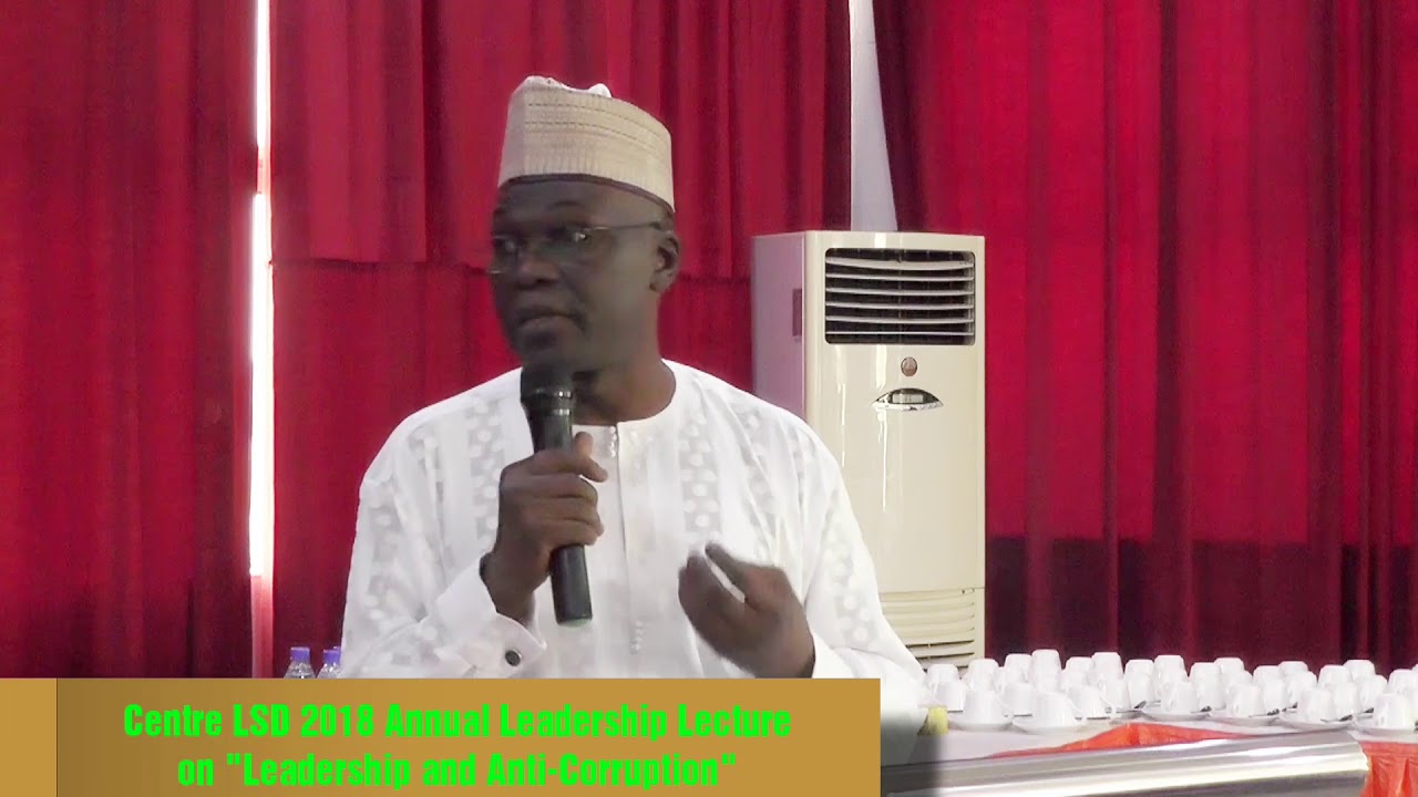 Remarks by Prof. Yakubu Mahmood at Centre LSD 2018 Annual Leadership Lecture
